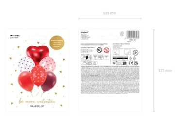 Luftballons Set - Valentinstag - von PartyDeco